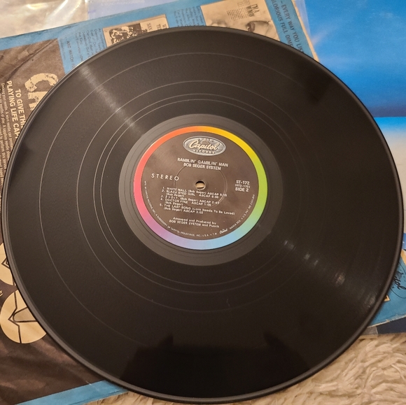 The Bob Seger System Ramblin Gamblin Man vintage record. Pristine Condition - Picture 2 of 11
